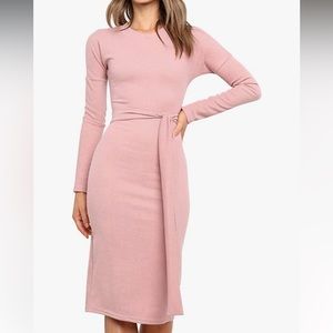 Knit Pink Bodycon Amazon Dress